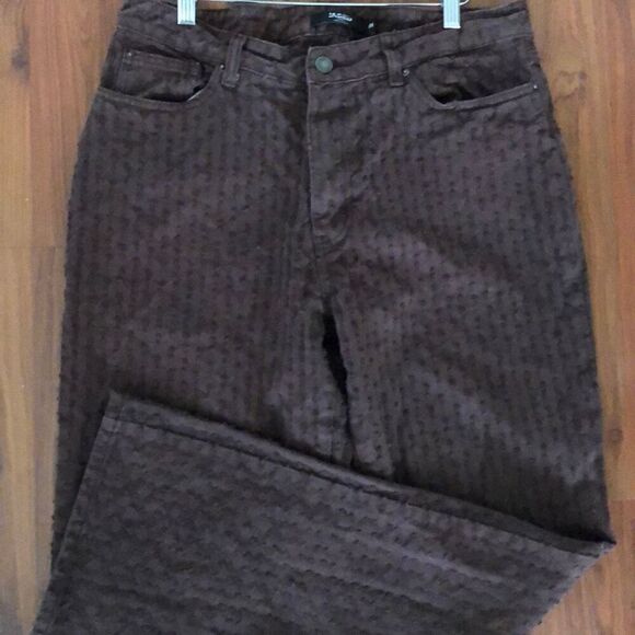 Jaded London Slouchy fit brown tufted jeans size 30￼ - Picture 2 of 6